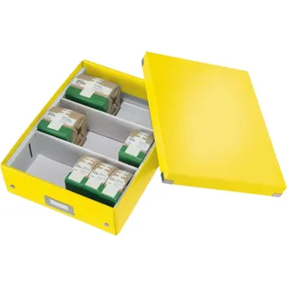 Aufbewahrungsbox Click & Store 28,1 x 10 x 37 cm 1-tlg. gelb