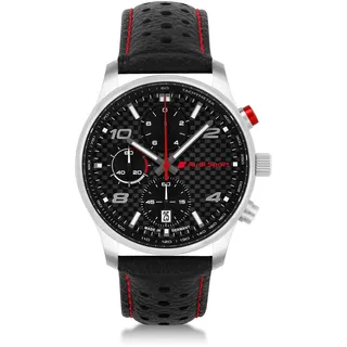 Audi Sport Chronograph Carbon Leder 42 mm 3102200600