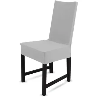 BestLivings Stuhlhusse Baumwolle Silber 1er Pack