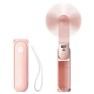 JISULIFE Handheld Fan 8 Plus Rosa