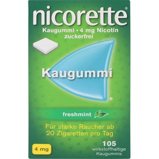 Nicorette Freshmint 4 mg Kaugummi 105 St.