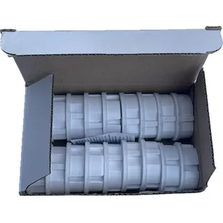 dichtel ProfiPack 18x Steckdosen Abdichtung mit 3D-Silikondichtung DICHTEL DI-8019.S18 Steckdosendeckel luftdicht winddicht gegen Zug aus der Steckdose Staubschutz