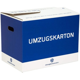 Umzugskartons Professionell - 20 Stck. - 52 Liter - Selbstschließend - Doppel Wellpappe - Extra fester - Umzugskartons (20)