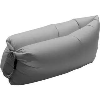 Surwin Wasserdichtes Aufblasbares Sofa,Tragbares Luft Sofa Aufblasbare, Air Lounger, Luftsofa Luftsack Für Outdoor, Strand, Party,Reisen,Gadgets (Grau,200x70cm)