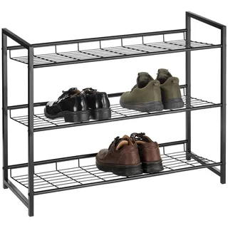 CARO-Möbel Ordo 81 x 107 x 30 cm schwarz / schwarz