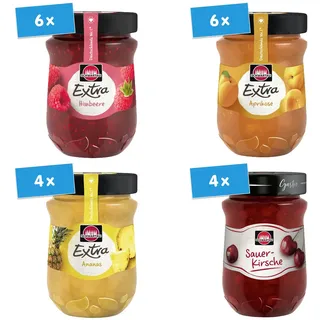 Schwartau Konfitüre Extra 340 g verschiedene Sorten, 20er Pack