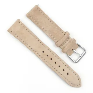 HFBZVAFC Uhrenarmbänder aus Leder, weiches Wildleder, 18 mm, 19 mm, 20 mm, 22 mm, 24 mm, Ersatz-Uhrenarmbänder for Männer und Frauen
