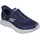 Go Walk Flex Navy And Grey Textile Synthetic 45