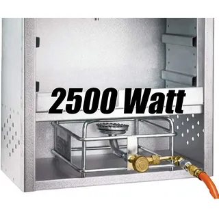 Angel Berger Gasheizung Gasbrenner für Räucherofen 2,5 kW Heizung Räucherschrank Räucherheizung 2500W