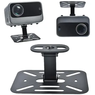 Beamer Halterung - Projektor Halterung Beamer Ständer mit 1/4 Zoll Schraubschnittstelle - Universal Multi-Winkel Desktop Projektorhalterung,180°Drehbar Beamer Deckenhalterung für Heimkino, Spielzimmer