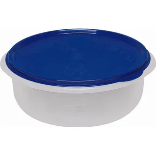 Wüllner & Kaiser Hefeteigschüssel 6 l mit Plopp-Effekt+Maßskala, blau/transparent