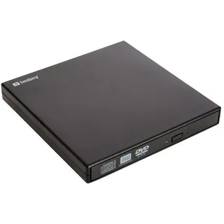 Sandberg USB Mini DVD Burner - DVD-RW (Brenner) - USB 2.0 - Schwarz