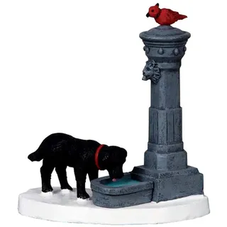Art-Pol Lemax Deko-Ornament für Weihnachtsdekoration, Wasser-Brunnen