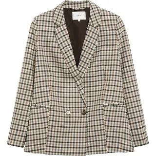 s.Oliver Blazer Kariert Beige 40