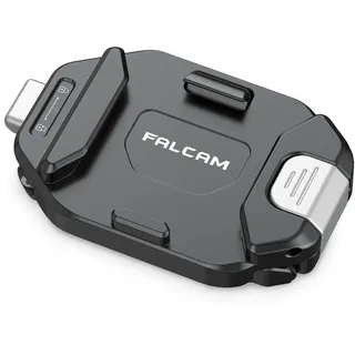 FALCAM F38 Kamera Clip V2 mit Schnellschuhbasis, 38mm Arca-Swiss-kompatibel, Schnellmontage-Stativzubehör, Aluminium, für DSLRs, Köpfe, Stative, Canon, Sony, Nikon, Zhiyun, Feiyu und DJI