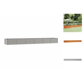 480 x 80 x 45 cm Cortenstahl