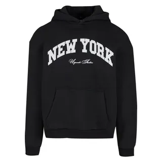 Upscale by Mister Tee Kapuzensweatshirt Upscale by Mister Tee New York Collage Fluffy Hoody (1-tlg) schwarz XL (54/56)