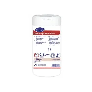 Diversey Oxivir Sporicide Wipe, vorgetränkte Einwegtücher, stark gegen Erreger