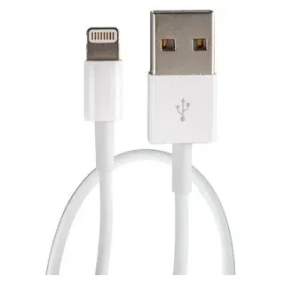 Apple Lightning auf USB Kabel Lightning Stecker auf USB Typ A Stecker 1.00 m weiß