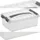 Q-Line Aufbewahrungsbox 30 x 20 x 10 cm 6-tlg. transparent/silber
