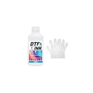 Creatorally DTF Tinte, DTF Transfertinte für Textildruck PET-Folien Thermotransfer für DTF-Drucker, Kompatibel mit i3200、DX5/DX7、5113、i4720、XP600 (Blau, 1000 ml)