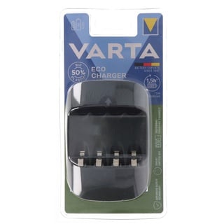 Varta Eco Charger Rundzellen-Ladegerät NiMH Micro (AAA), Mignon (AA)