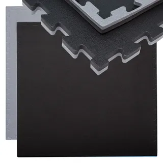 Eyepower 90x90cm Trainingsmatte mit Rand - 20mm Bodenschutz-Matte