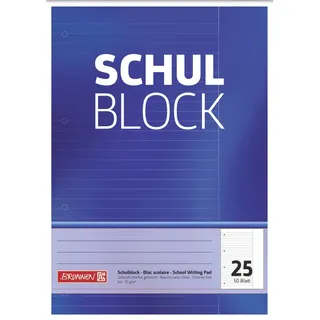 Brunnen Briefblock DIN A4 liniert Lineatur 25, 1 St.