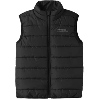 NAME IT Jungen Nkmmylane Vest Basic Noos, Black, 134 cm