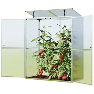 Gfp Tomatenhaus Alu Grau HKP 8 mm 1,07 m2