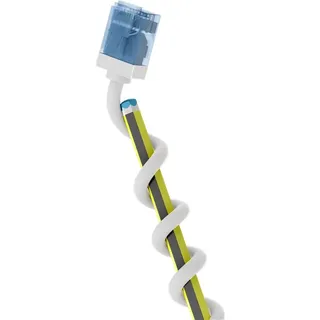 goobay 74244 CAT 6A Patchkabel slim, U/UTP weiß