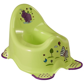 keeeper Hippo Babytopf, Ab ca. 18 Monate bis ca. 3 Jahre, Anti-Rutsch-Funktion, Adam, Grün