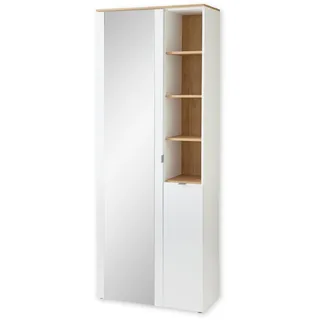 Innostyle BARI Garderobenschrank 78x202x38 weiß