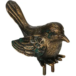 Dehner Vogelfigur 5cm Bronze