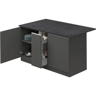 kochstation Kochinsel KS-Sole 155 x 0 x 0 cm Grau