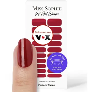 Miss Sophie UV Gel Wraps Paris Je T'aime 20 Stk. (0,50 € / 1 Stk.)
