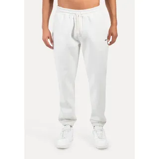 SMILODOX Jogginghose Cedrik Beige/Weiß M