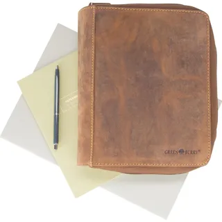 GREENBURRY Schreibmappe Vintage DUO 2 Fächer