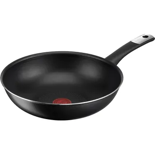 Tefal Hard Titanium Essential Aluminium, (1 tlg.), Antihaftversiegelung mit Titanpartikeln, Thermo-Signal Temperaturanzeiger, spülmaschinengeeignet, Made in France,