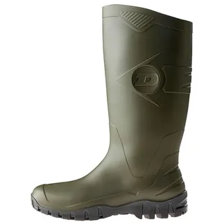 Dunlop K680011 Dänische wasserdichte kniehohe PVC-Stiefel, Grün, 47 - Grün