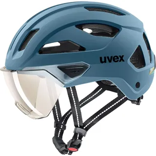 Uvex stride visor 56-59 cm stone blue matt