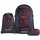 3-tlg. mit Turnbeutel broken black