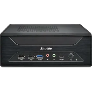 Shuttle Barebone slim XH810 SO-DDR5 black, Barebone