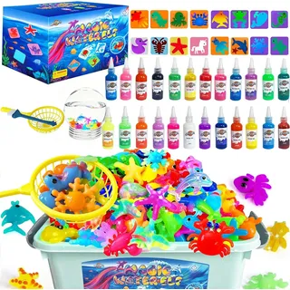 Blissofun 24 Farben Magic Water Elf Toy Kit für Kinder,Aqua gelz Colossal Set, Wasser Gel Set für Kinder,DIY Magic Jelly Elf Kit Aqua Gelz Spielzeug ab 4 5 6 7 Jahre