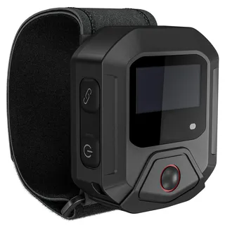 Bluetooth GPS Fernbedienung für DJI Osmo Action 6 / Action 5 Pro/Action 4 Kameras Zubehör 25m Reichweite Präzise Bewegungsverfolgung Intelligenz Armband Fahrradhalterung (Für DJI)
