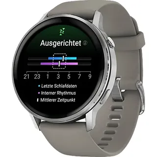 45 mm Schwarz/Schiefergrau Silikon Armband Grau