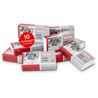 Novus Heftklammern 24/6 Super 10.000 Stück