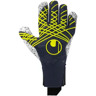Uhlsport Prediction Supergrip+ HN Torwarthandschuhe marine/weiß/fluo gelb 11