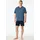 SCHIESSER Shorty SCHIESSER Damen Gr 60 800 blau Single Jersey Obermaterial 100 Baumwolle Basic kurz V-Ausschnitt Homewear-Sets Shorty mit klassischem Karo-Muster V-Ausschnitt und aufgesetzter Brusttasche