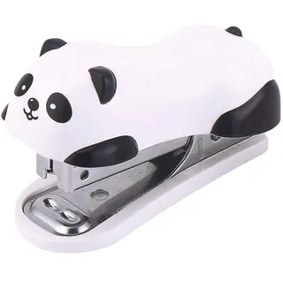 XCSSKG Niedlicher Panda-Mini-Tacker und Heftklammer, handliches Heftgerät für Büro und Zuhause